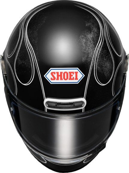 Retro helma Shoei Glamster Blast ze předu